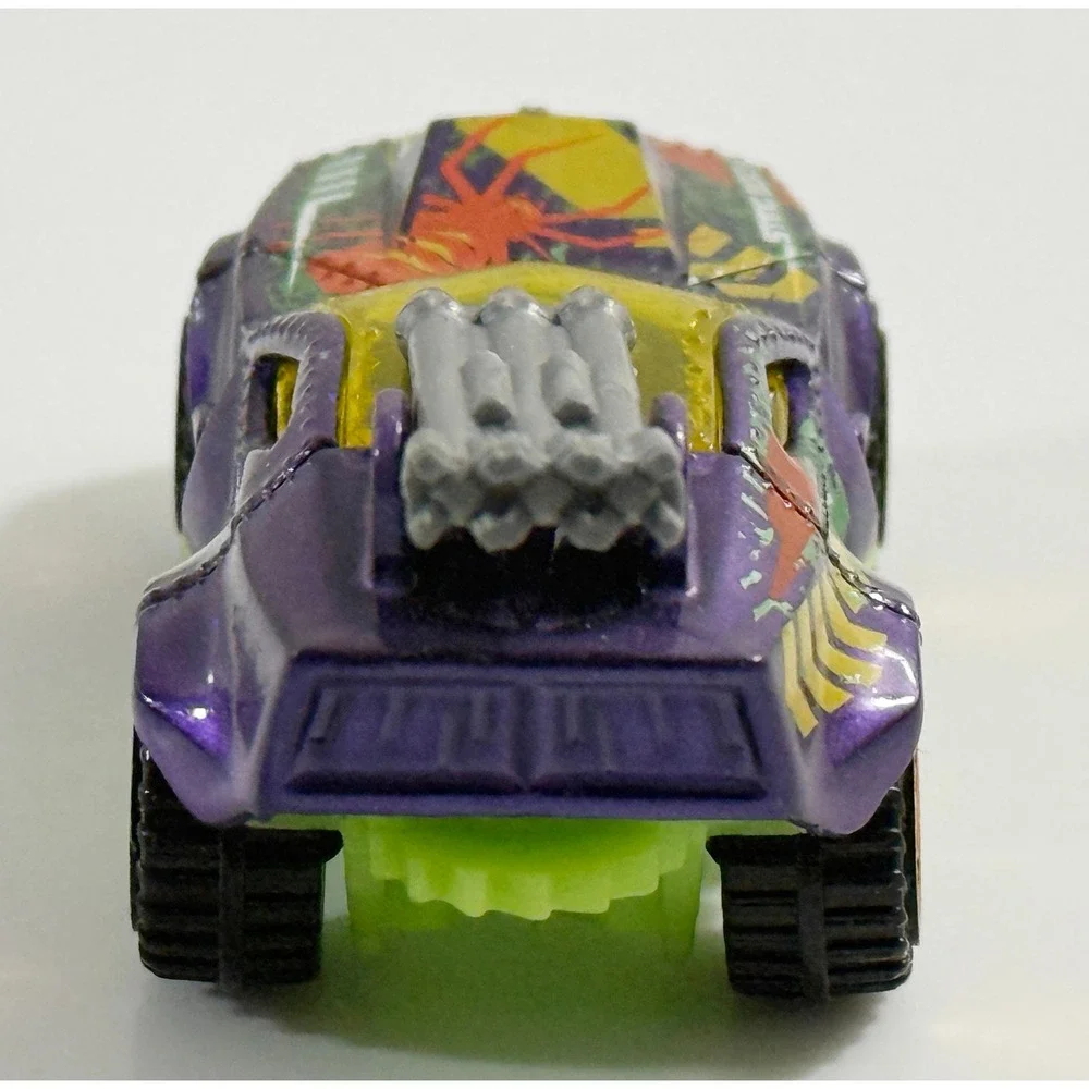 Hot Wheels Sting Rod II Kids 1:64 Purple Metallic Scorpion Missile Rack‎ Toy Car